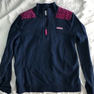 Vineyard vines quarter zip pull over